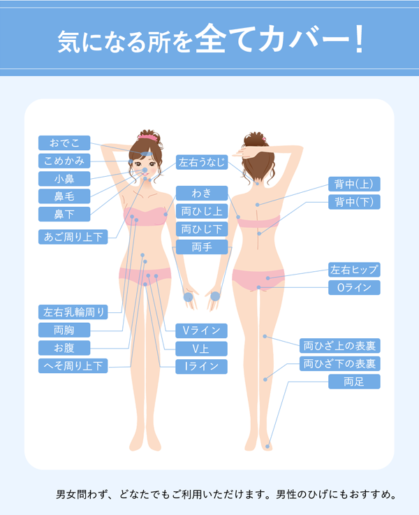 気になるところを全てカバー